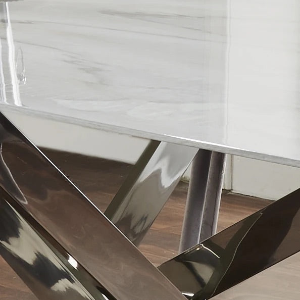 Marble Glass Table